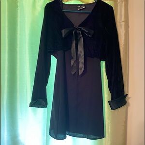 COPY - 90’s Vtg. 2 pc Black Dress